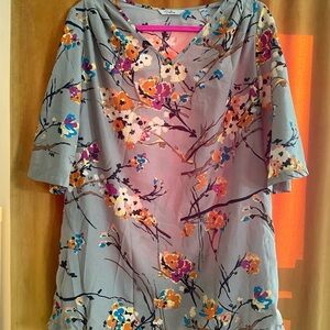 Darling Multicolor Floral Tunic Top